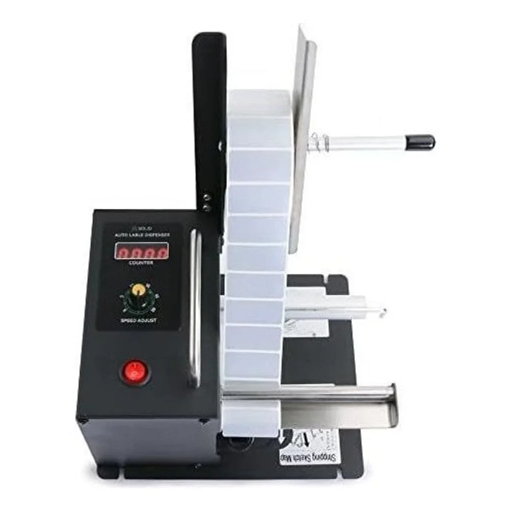 U.S. Solid Automatic Label Dispenser Machine Digital Counter Speed Adjustable
